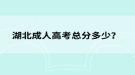 湖北成人高考總分多少？