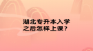 湖北專升本入學之后怎樣上課？