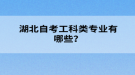 湖北自考工科類專業(yè)有哪些？