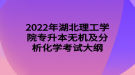 2022年湖北理工學(xué)院專升本無機及分析化學(xué)考試大綱