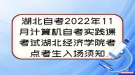 湖北自考2022年11月計(jì)算機(jī)自考實(shí)踐課考試湖北經(jīng)濟(jì)學(xué)院考點(diǎn)考生入場(chǎng)須知