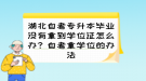 湖北自考專升本畢業(yè)沒有拿到學(xué)位證怎么辦？自考拿學(xué)位的辦法