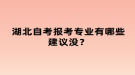 湖北自考報(bào)考專業(yè)有哪些建議沒？