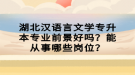 湖北漢語言文學(xué)專升本專業(yè)前景好嗎？能從事哪些崗位？