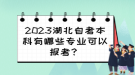 2023湖北自考本科有哪些專(zhuān)業(yè)可以報(bào)考？