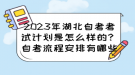 2023年湖北自考考試計劃是怎么樣的？自考流程安排有哪些？