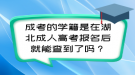 成考的學(xué)籍是在湖北成人高考報名后就能查到了嗎？