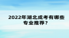 2022年湖北成考有哪些專業(yè)推薦？