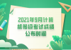 2021年9月計算機(jī)等級考試成績公布時間