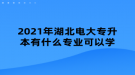 2021年湖北電大專(zhuān)升本有什么專(zhuān)業(yè)可以學(xué)