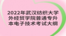 2022年武漢紡織大學外經貿學院普通專升本電子技術考試大綱