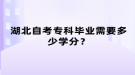 湖北自考?？飘厴I(yè)需要多少學(xué)分？