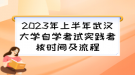 2023年上半年武漢大學(xué)自學(xué)考試實(shí)踐考核時間及流程