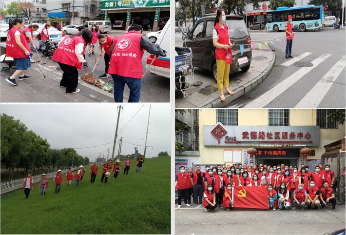 荊州教育學(xué)院成人教育黨員干部常態(tài)化下沉社區(qū)服務(wù)群眾情況2